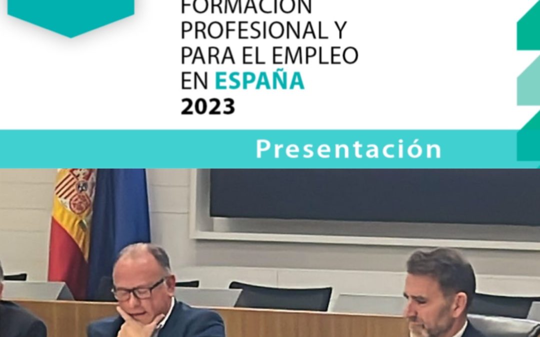 40Formación Asistió a la Jornada Organizada por la Fundación CIFE para la Presentación del Informe «Formación Profesional y para el Empleo en España 2023»