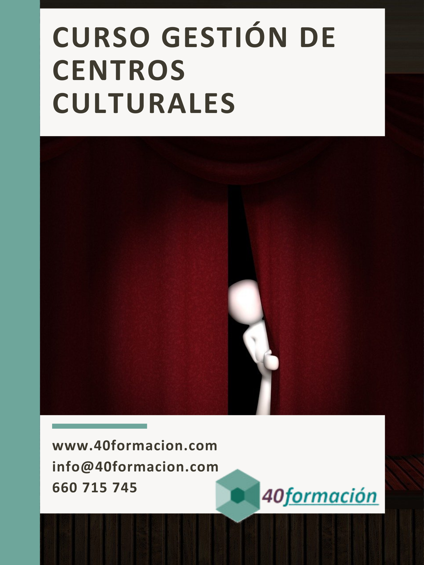 Conscientes de este desafío, lanzamos el nuevo Curso de Formación en Gestión de Centros Culturales, una propuesta formativa de 40 horas diseñada para dotarte de herramientas prácticas, conocimientos actualizados y recursos clave para que puedas liderar o fortalecer la gestión de espacios culturales, ya sean públicos, privados o comunitarios.