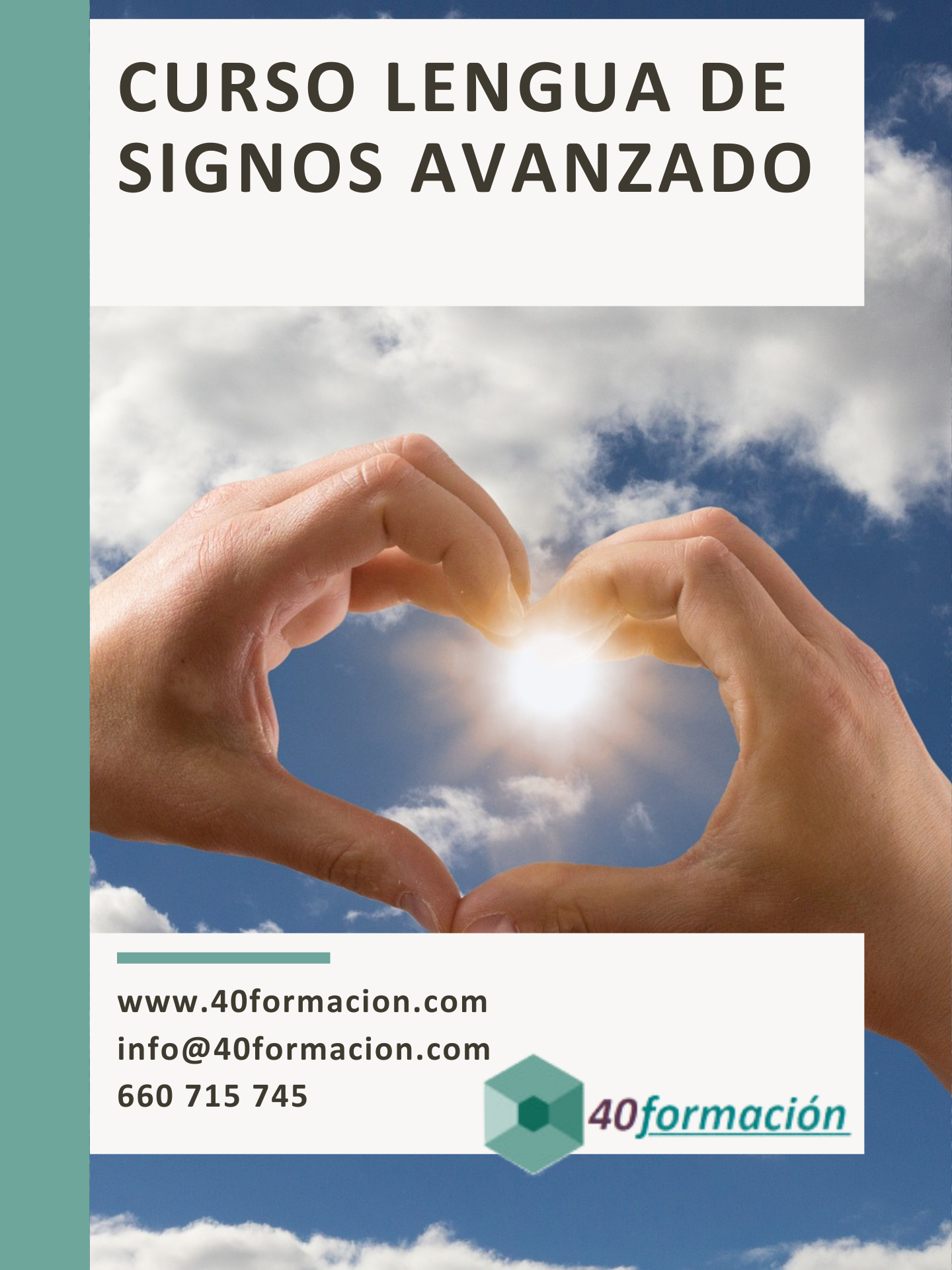 Este curso ha sido cuidadosamente estructurado para ofrecerte una formación práctica, dinámica y centrada en la realidad comunicativa de las personas sordas.