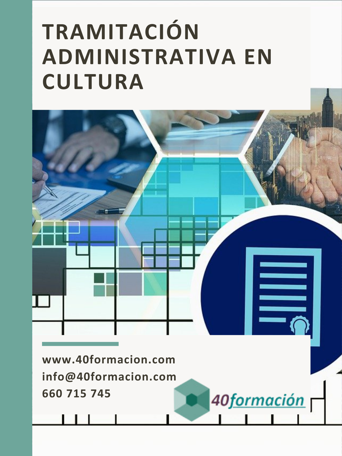 El objetivo general del curso es dotar al alumnado de los conocimientos y habilidades necesarias para comprender, aplicar y gestionar correctamente la tramitación administrativa en el ámbito cultural.