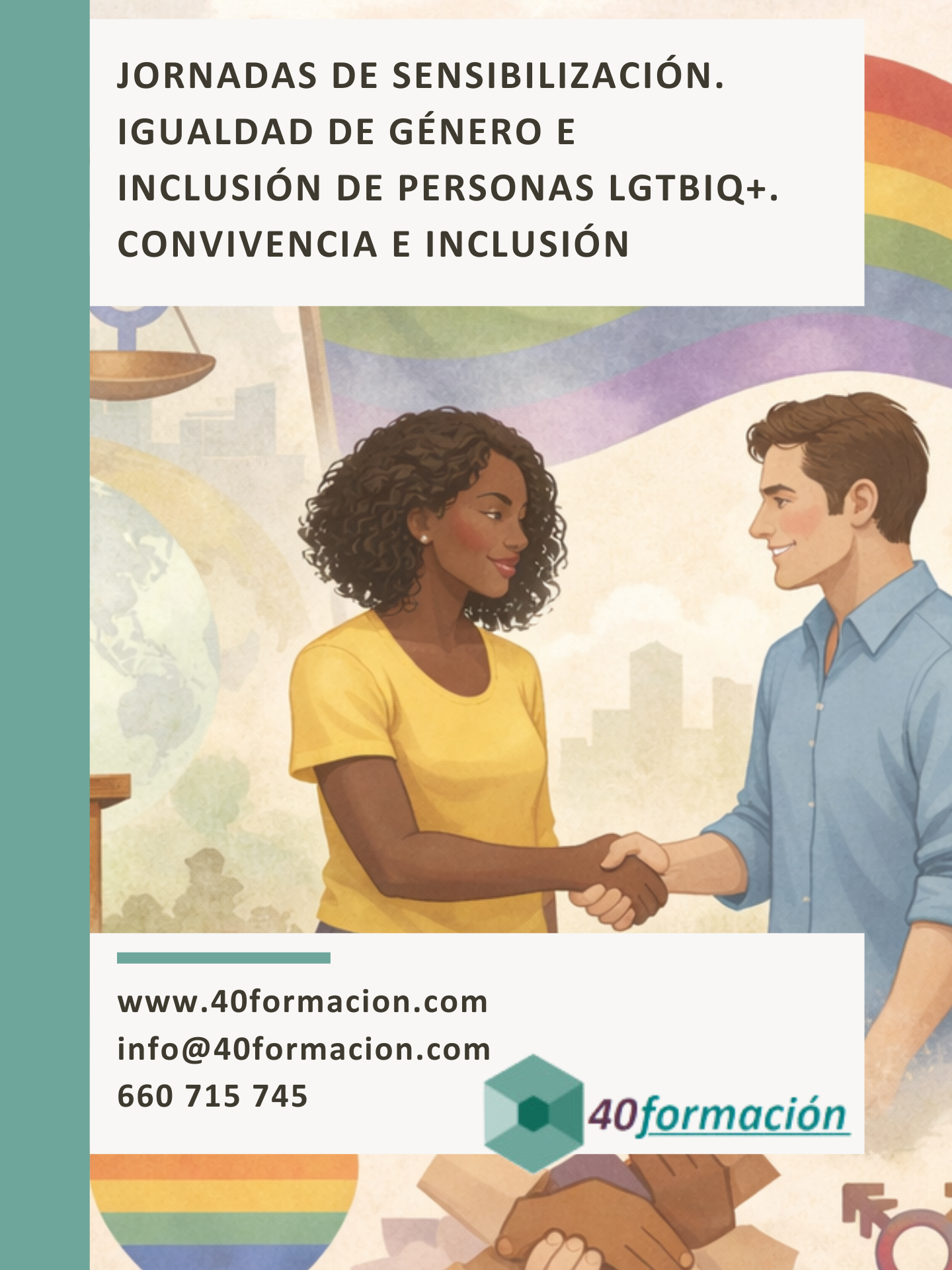 Promover la comprensión, el respeto y la aceptación de la diversidad, fomentando un entorno inclusivo y libre de discriminación para todas las personas, independientemente de su género u orientación sexual. 
